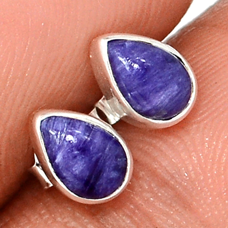 Charoite Studs - CROS279