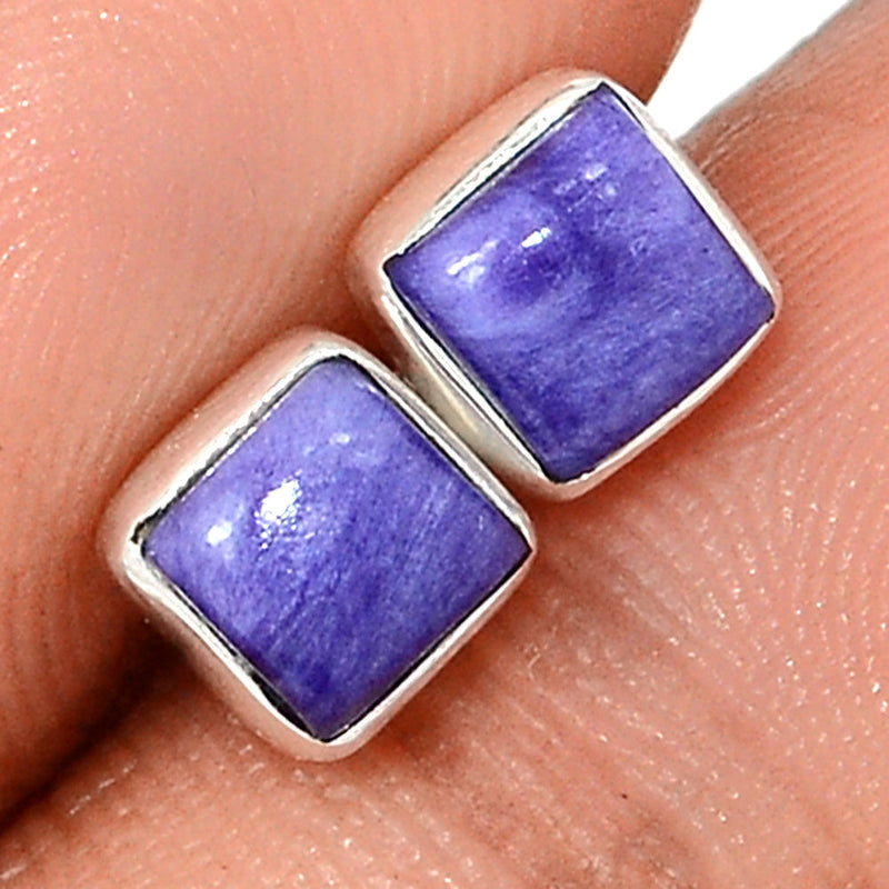 Charoite Studs - CROS280