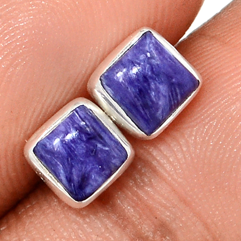 Charoite Studs - CROS281