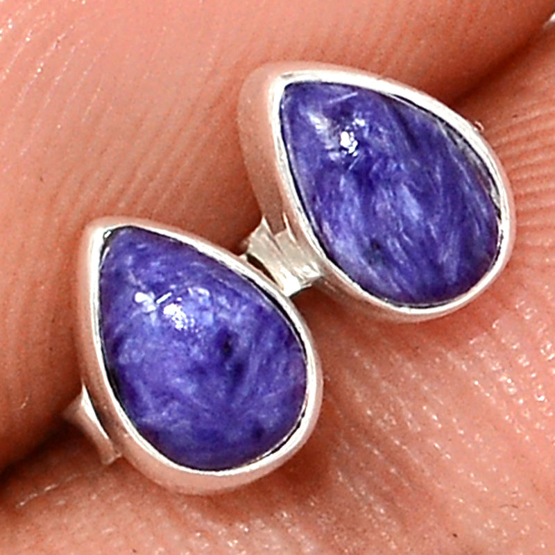 Charoite Studs - CROS282