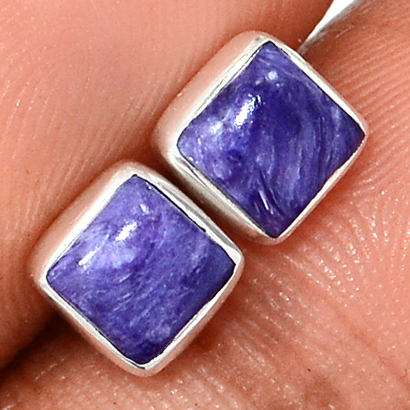 Charoite Studs - CROS283