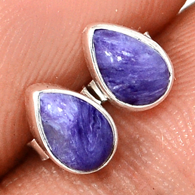 Charoite Studs - CROS290