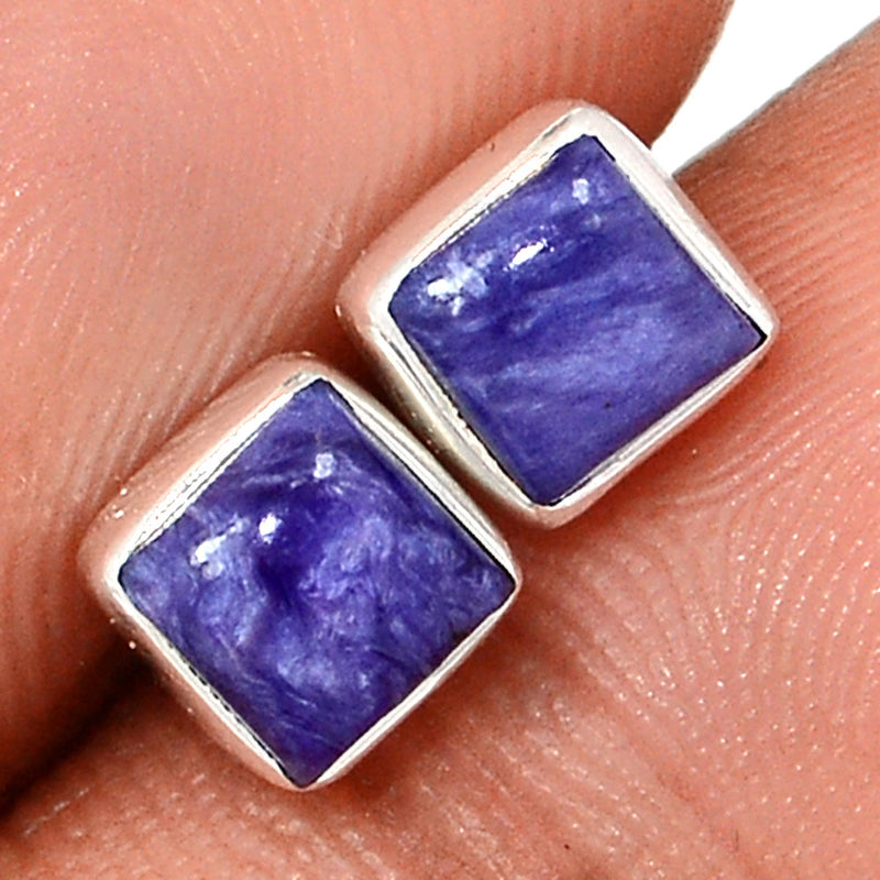 Charoite Studs - CROS299