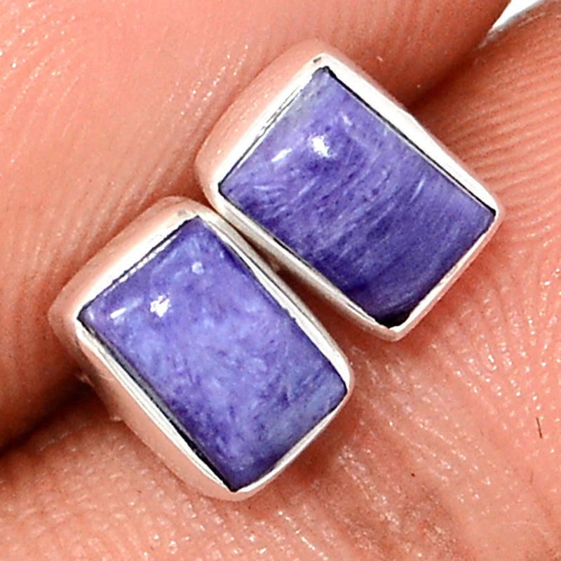 Charoite Studs - CROS303