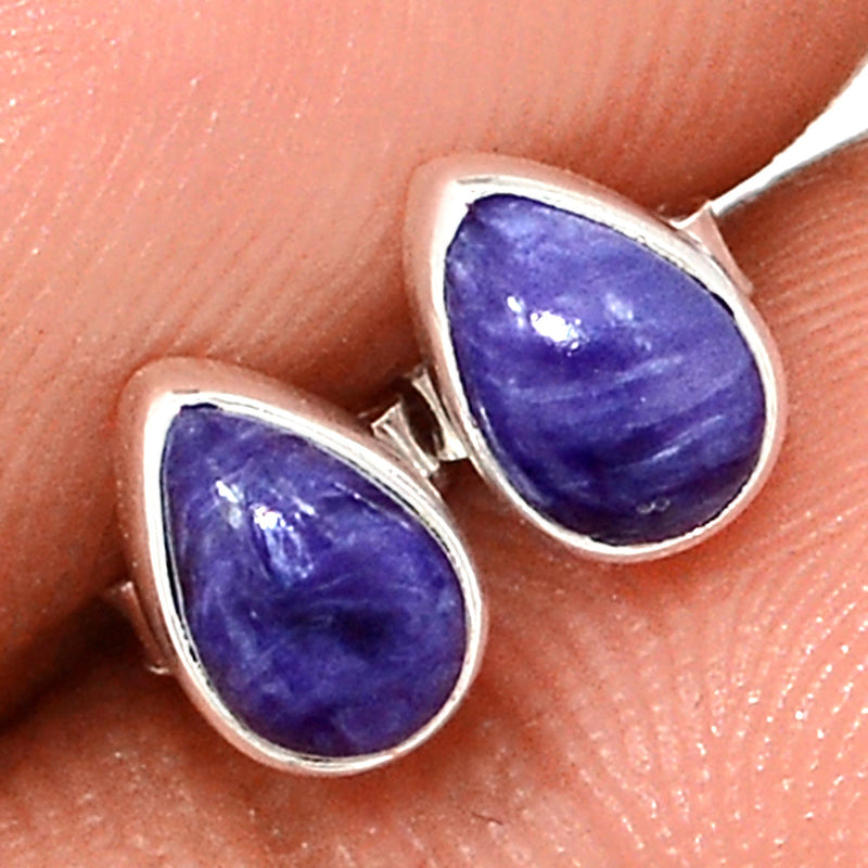 Charoite Studs - CROS304