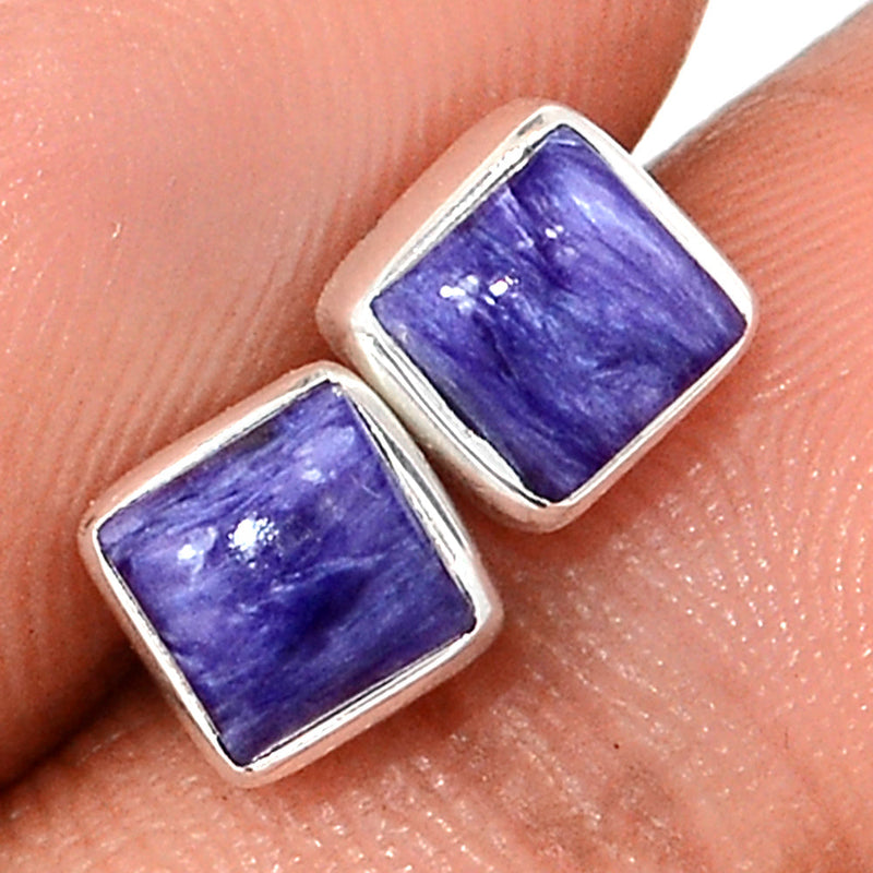 Charoite Studs - CROS308