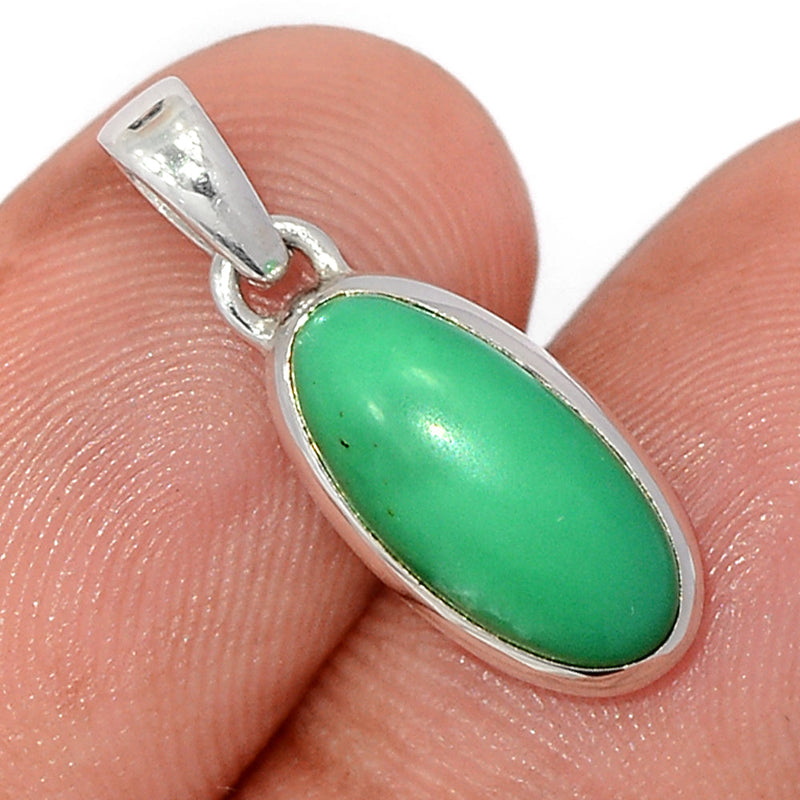 0.8" Chrysoprase Pendants - CRPP862