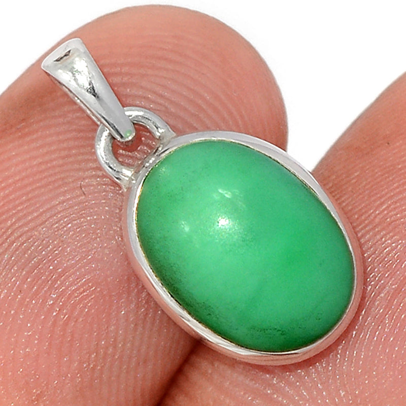 0.8" Chrysoprase Pendants - CRPP880