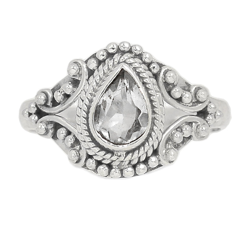 Small Filigree - Crystal Ring - CRYR1797