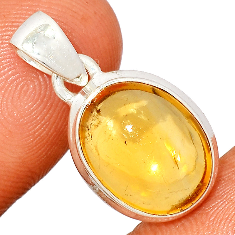 1.1" Citrine Cabochon Pendants - CTCP786