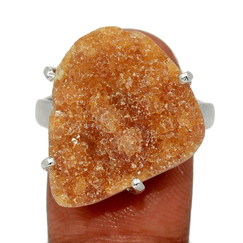 Claw - Citrine Druzy Ring - CTDR315