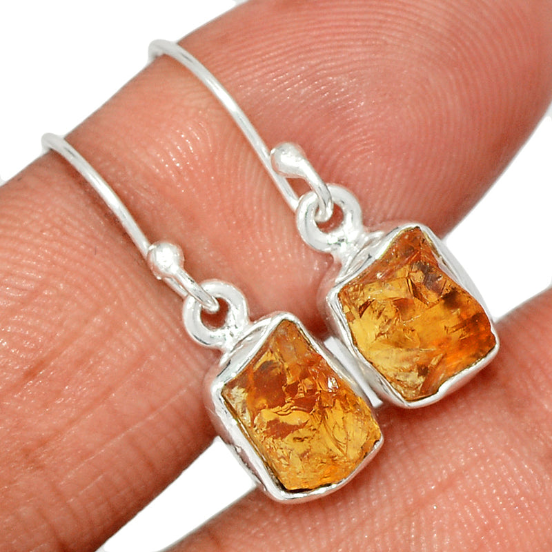 1" Citrine Rough Earrings - CTRE462