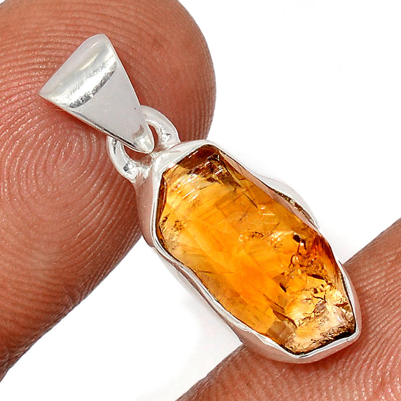 1.1" Citrine Rough Pendants - CTRP1019