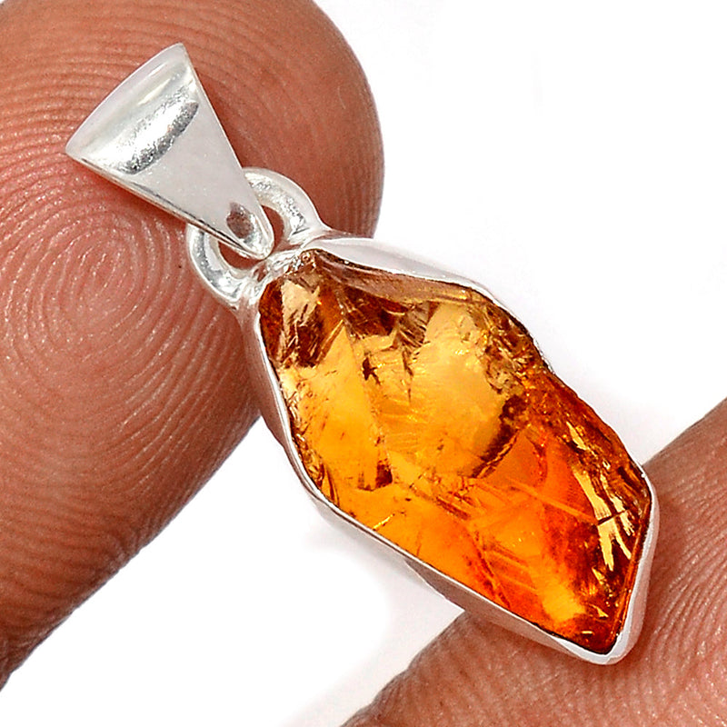 1.1" Citrine Rough Pendants - CTRP1020