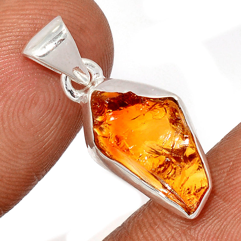 1.1" Citrine Rough Pendants - CTRP1021