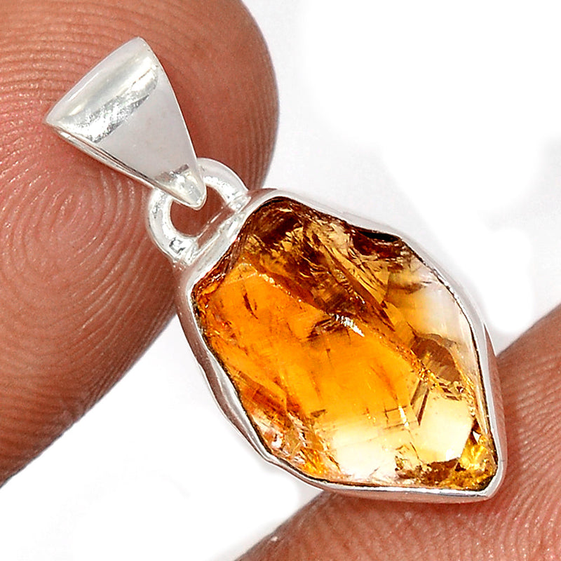 1" Citrine Rough Pendants - CTRP1023