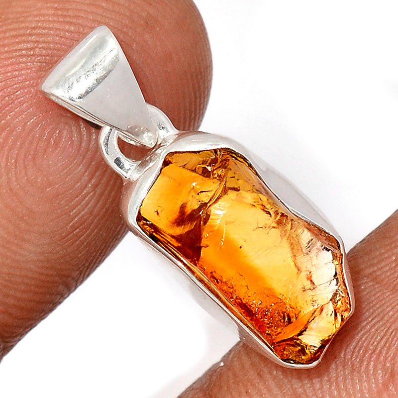 1" Citrine Rough Pendants - CTRP1024