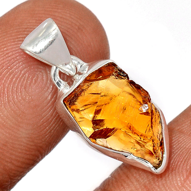 1.1" Citrine Rough Pendants - CTRP1025