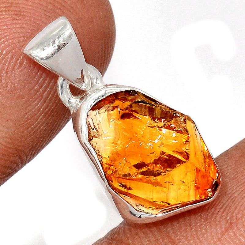 1" Citrine Rough Pendants - CTRP1027