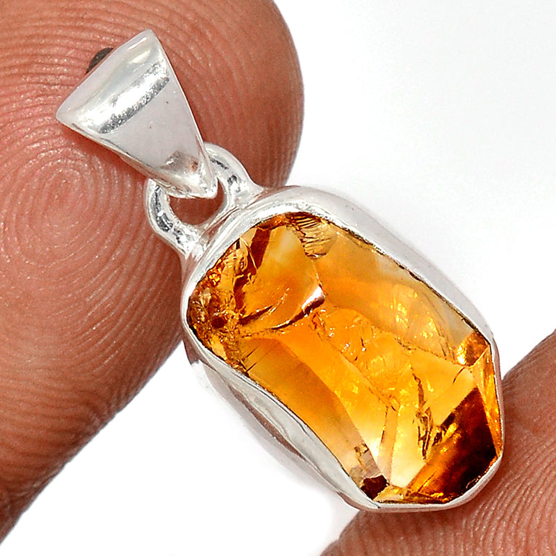 1" Citrine Rough Pendants - CTRP1032