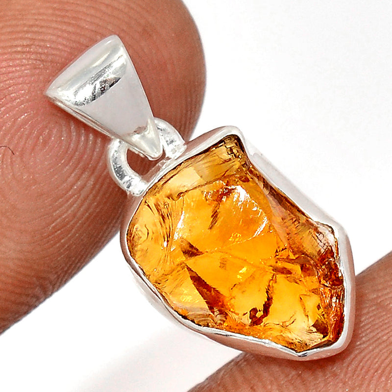 1" Citrine Rough Pendants - CTRP1038