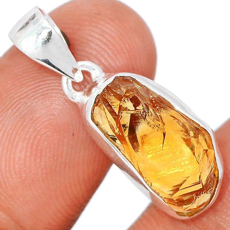 1.1" Citrine Rough Pendants - CTRP895