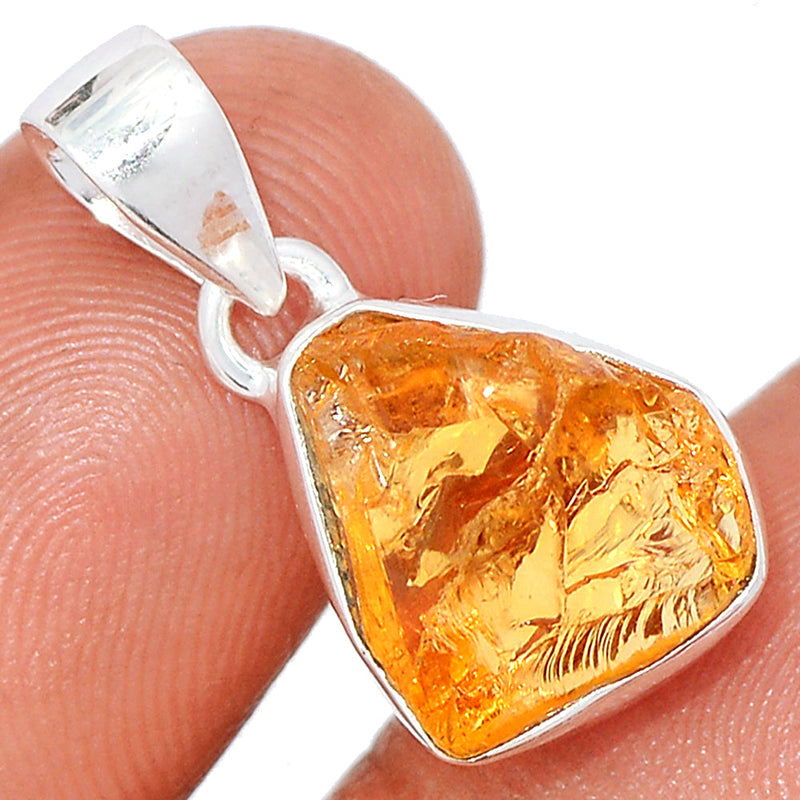 1" Citrine Rough Pendants - CTRP896