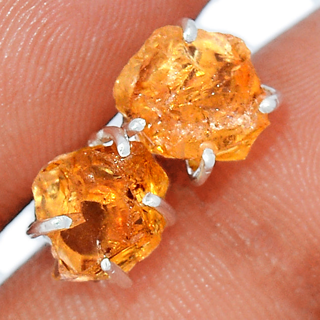 Claw - Citrine Rough Studs - CTRS131