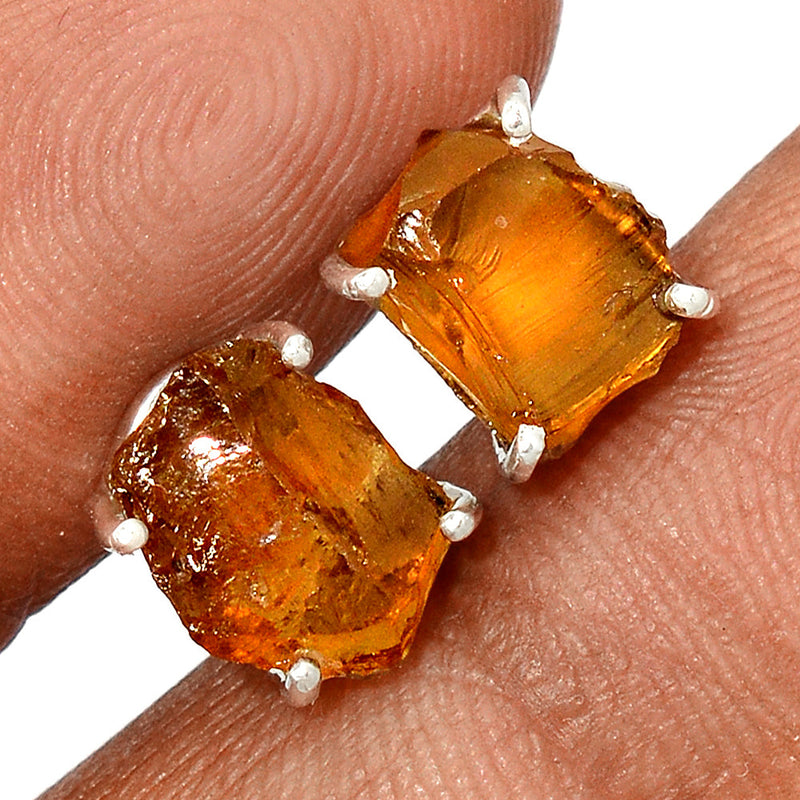 Claw - Citrine Rough Studs - CTRS134