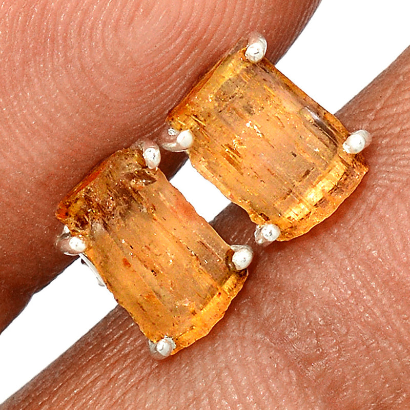 Claw - Citrine Rough Studs - CTRS137