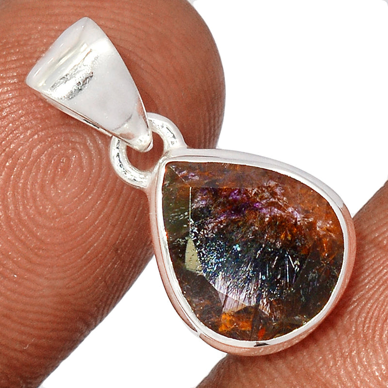 0.8" Cacoxenite Faceted Pendants - CXFP551