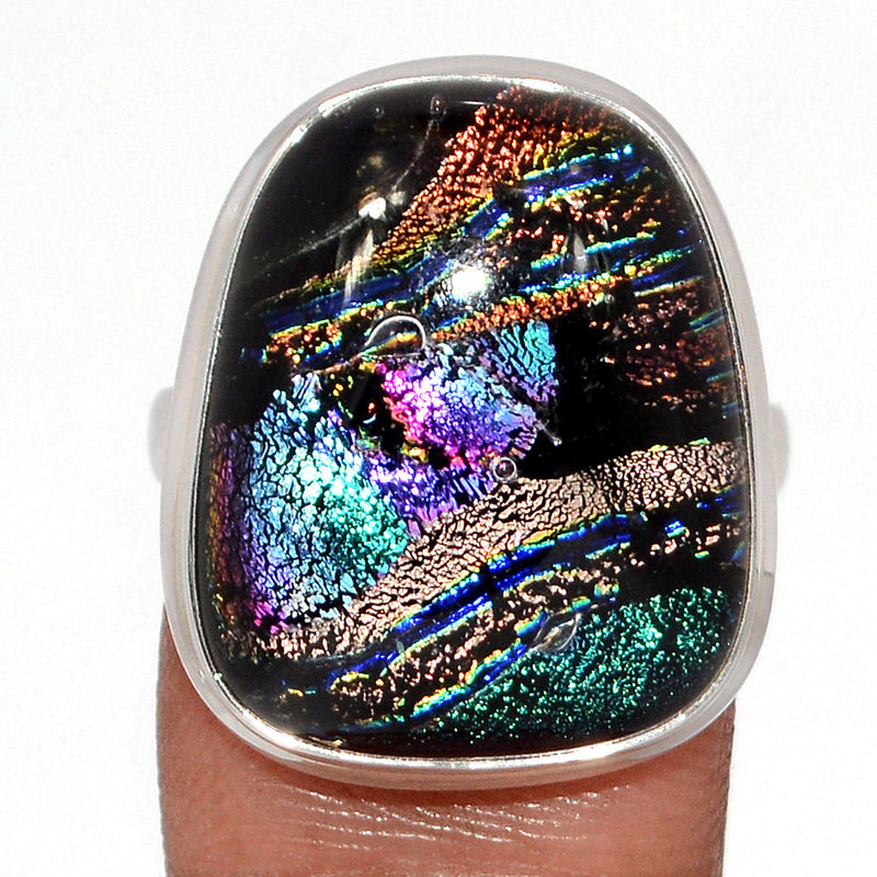 Dichroic Glass Ring - DICR796