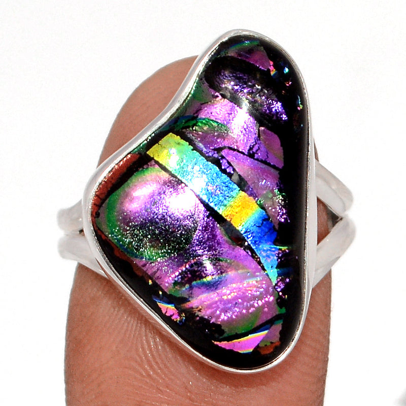 Dichroic Glass Ring - DICR799