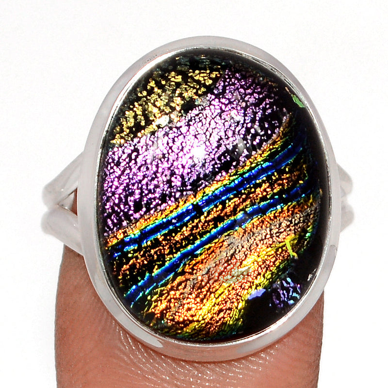 Dichroic Glass Ring - DICR806