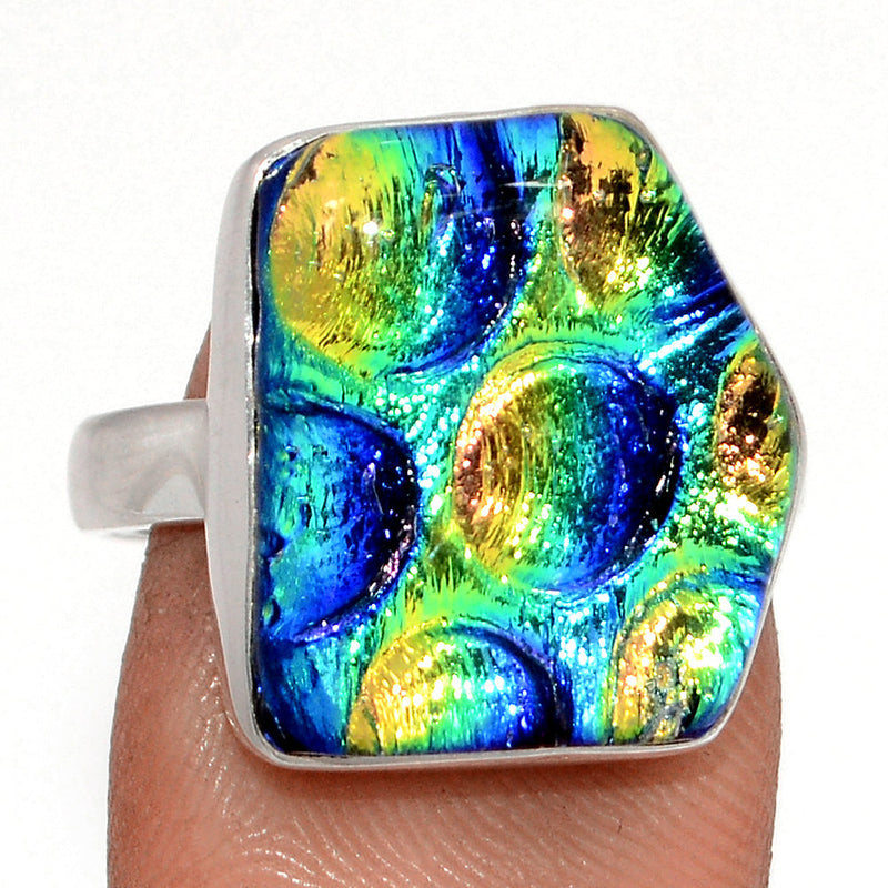 Dichroic Glass Ring - DICR808