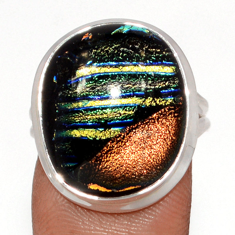 Dichroic Glass Ring - DICR812