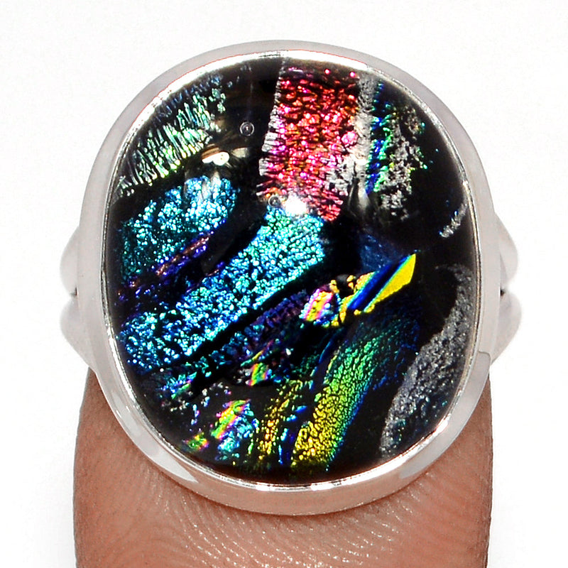 Dichroic Glass Ring - DICR816