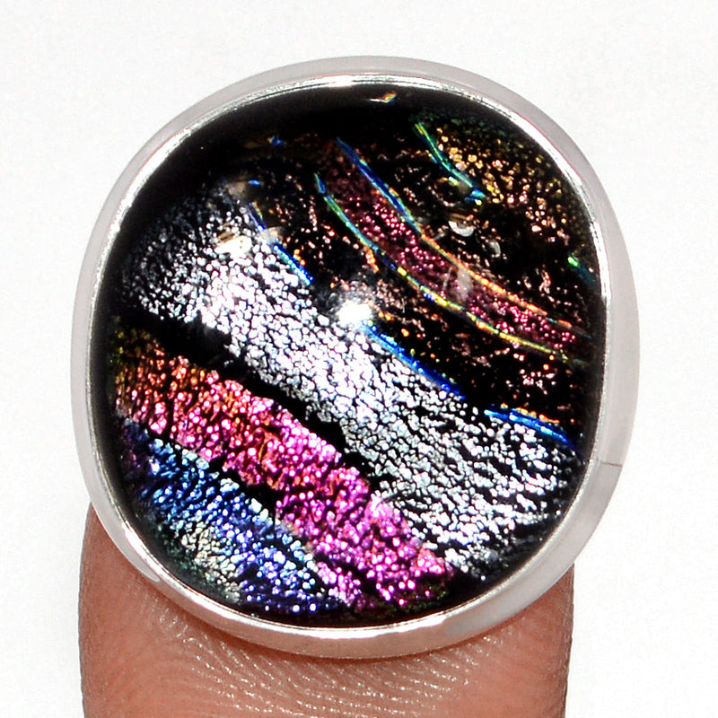 Dichroic Glass Ring - DICR818