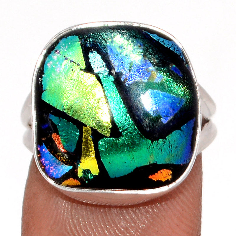 Dichroic Glass Ring - DICR821