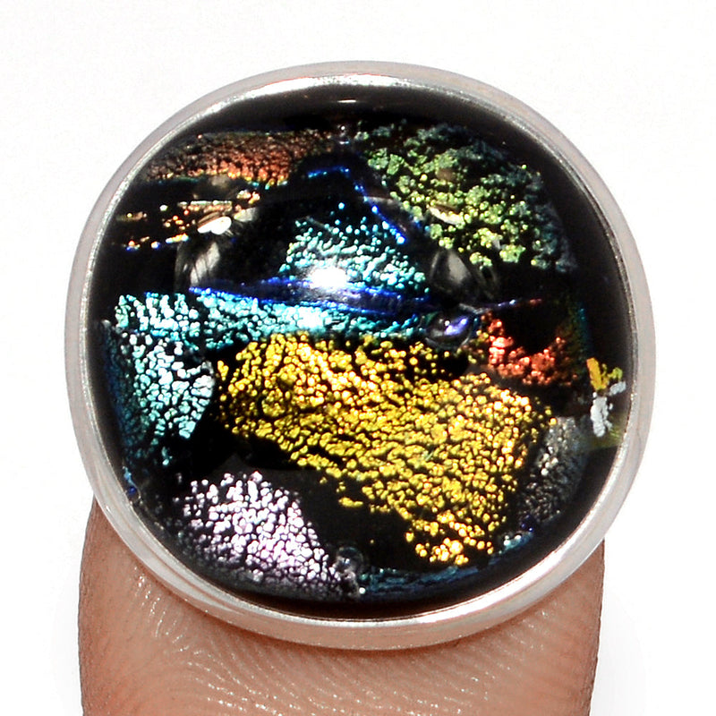 Dichroic Glass Ring - DICR822