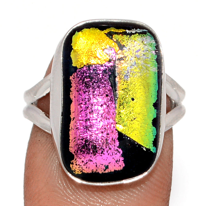 Dichroic Glass Ring - DICR825