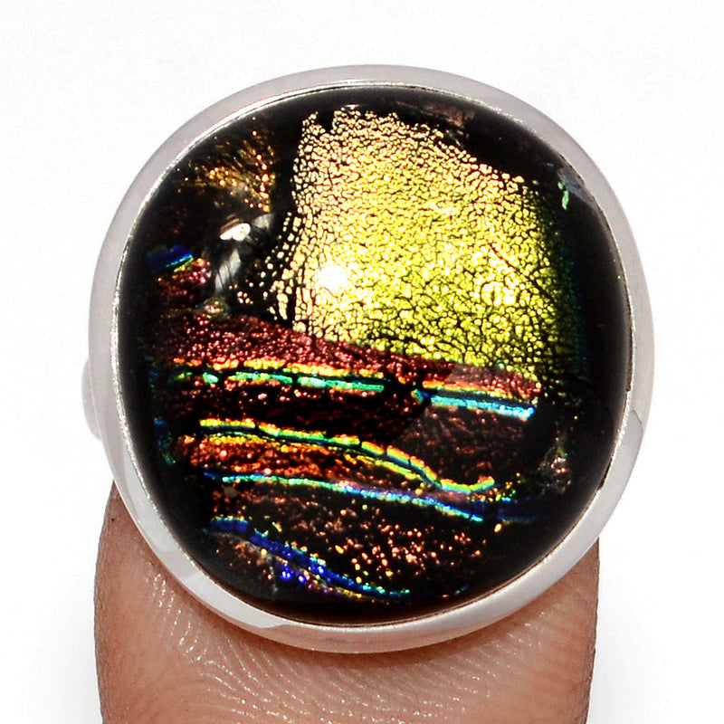 Dichroic Glass Ring - DICR828