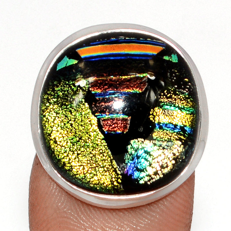 Dichroic Glass Ring - DICR833