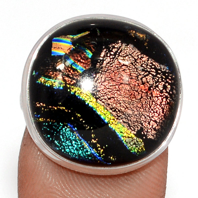 Dichroic Glass Ring - DICR835