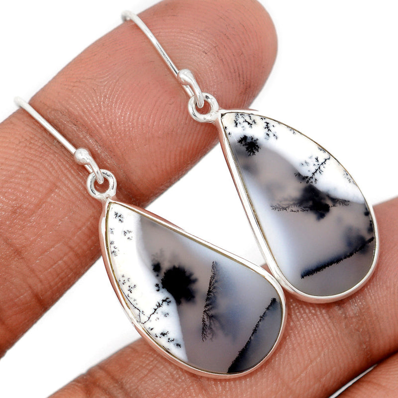 1.7" Dendrite Opal Earrings - DROE1954