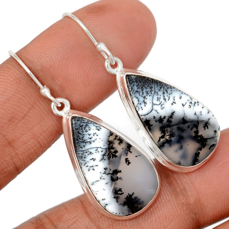 1.7" Dendrite Opal Earrings - DROE1962