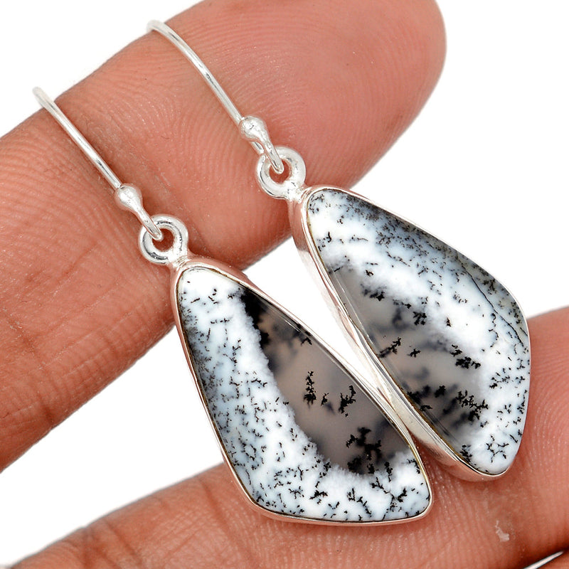 1.7" Dendrite Opal Earrings - DROE1963