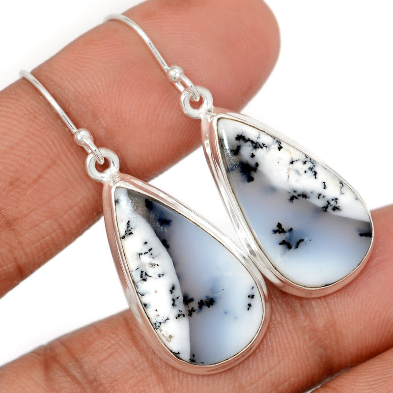 1.7" Dendrite Opal Earrings - DROE1966