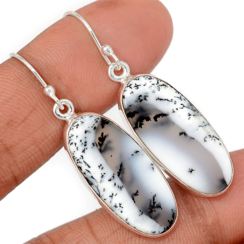 1.7" Dendrite Opal Earrings - DROE1967