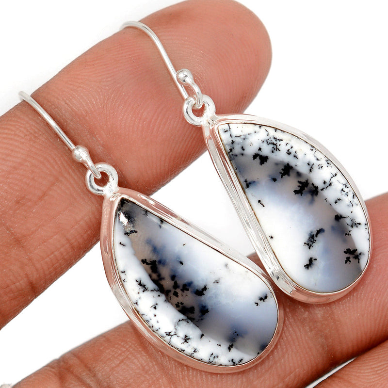 1.7" Dendrite Opal Earrings - DROE1968